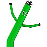 Sky Waving Inflatable Tube Man Only,20 ft Wacky Tube Guy,Replacement Blow Up Tube Men for Opening Activities,Inflatable Outdoor Holiday Yard Decorations Green (No Blower)