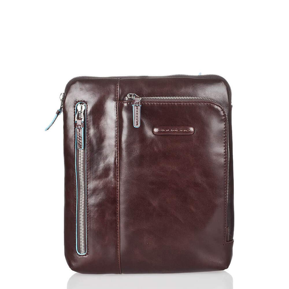 Piquadro Blue Square shoulder bag leather 21 cm