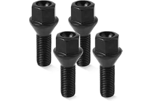 MUNIK 4PCS 36136781150 M12 x1.5 Wheel Bolts Suitable for MINI R50 R53 R56 R52 1.6L 1.6T Suitable for BMW 1,3,5,6,X1,X5,Z4 Series Replace# 36130141574 36130141576 36131095390