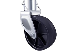 XIANGZI 6-Inch Trailer Jack Wheel Replacement with Pin Tongue Jack Wheel Hitch Utility Replacement Parts Trailer Wheel Jack 1200lb Capacity