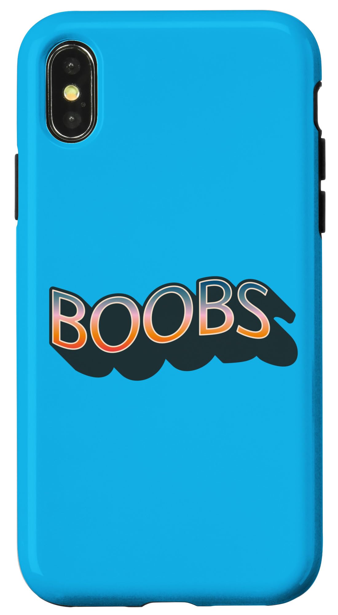 iPhone X/XS BOOBS Vintage Vibes Design Case — image 1