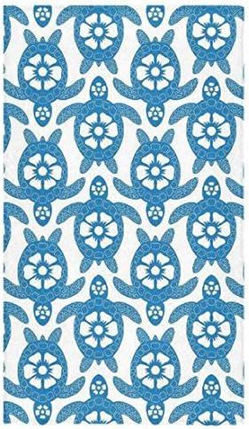 Custom Sea Turtle Hand Towel Bath Bathroom Shower Towels 16"x28"(One side) Home Outdoor Travel Use