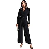 Love Welove Fashion Women’s Dressy Fall Jumpsuits – Long Sleeve Formal Rompers, Elegant Wedding Guest & Evening Outfits