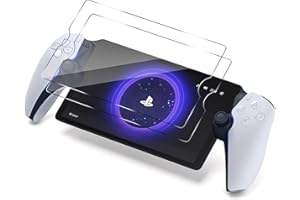 Qoosea [2Pack] for PlayStation Portal Screen Protector Bubble Free Anti-Scratch Anti-Fingerprint HD Tempered Glass Screen Pro