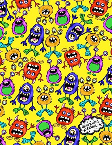 Draw And Write Journal: Monster Primary Writing Notebook For Kids / Kindergarten Workbook With Space For Writing And Drawing: Preschool Learn To Write ... Book: Volume 2 (Kindergarten Journals) Paperback – 22 Mar 2018