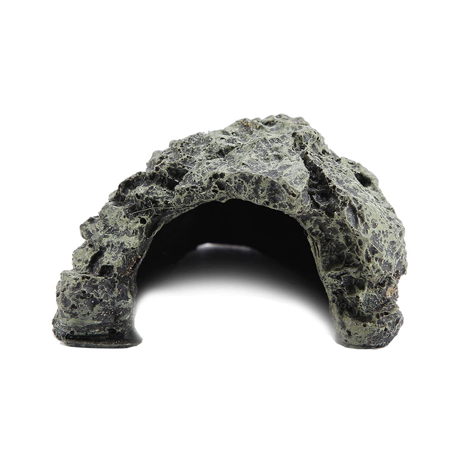 Cerlingwee Fish Tank Ornament,Turtle Tank Accessories,Fish Hiding Cave Reptile Hiding for Turtles Sunbed, Feeding, Exercise Breathing
