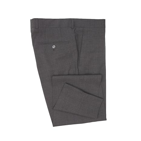 Barutti Business Hose Tosco Dunkelgrau Waschbar Tailored Fit taillierter Schnitt Natural Stretch 100% Pure Wool Schurwolle