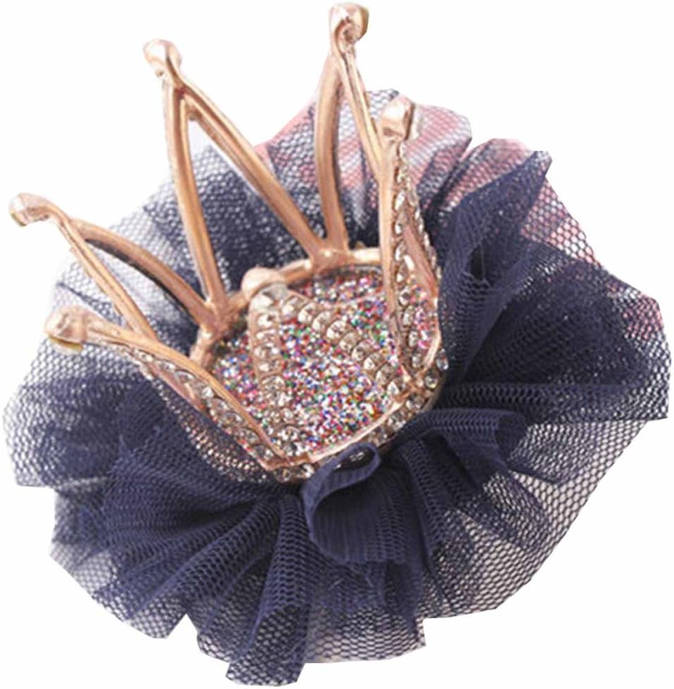 Baby Girl Lovely Hair Clips Crown Headband Princess Glitter Tiara Hair Accessories