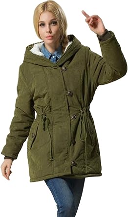 fur lined hooded jacket women's