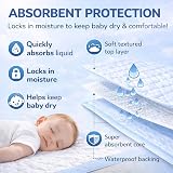 EASY CARE SOLUTIONS 100 x 60 x 40 cm Disposable Baby Changing Mats 4 Packs view 2
