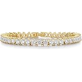 Pearich 14K Gold Filled Tennis Bracelet for Women-2mm 3mm 4mm CZ Opal Gold Tennis Bracelet for Women, Valentines, Mothers, Christmas Jewelry Gift for Women