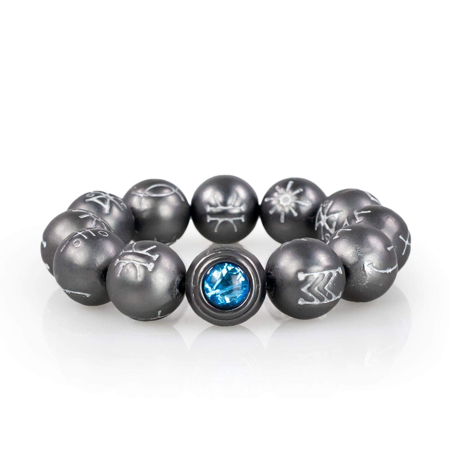 Marvel Black Panther Kimoyo Bead Bracelet, Blue | Collectible Movie Accessory