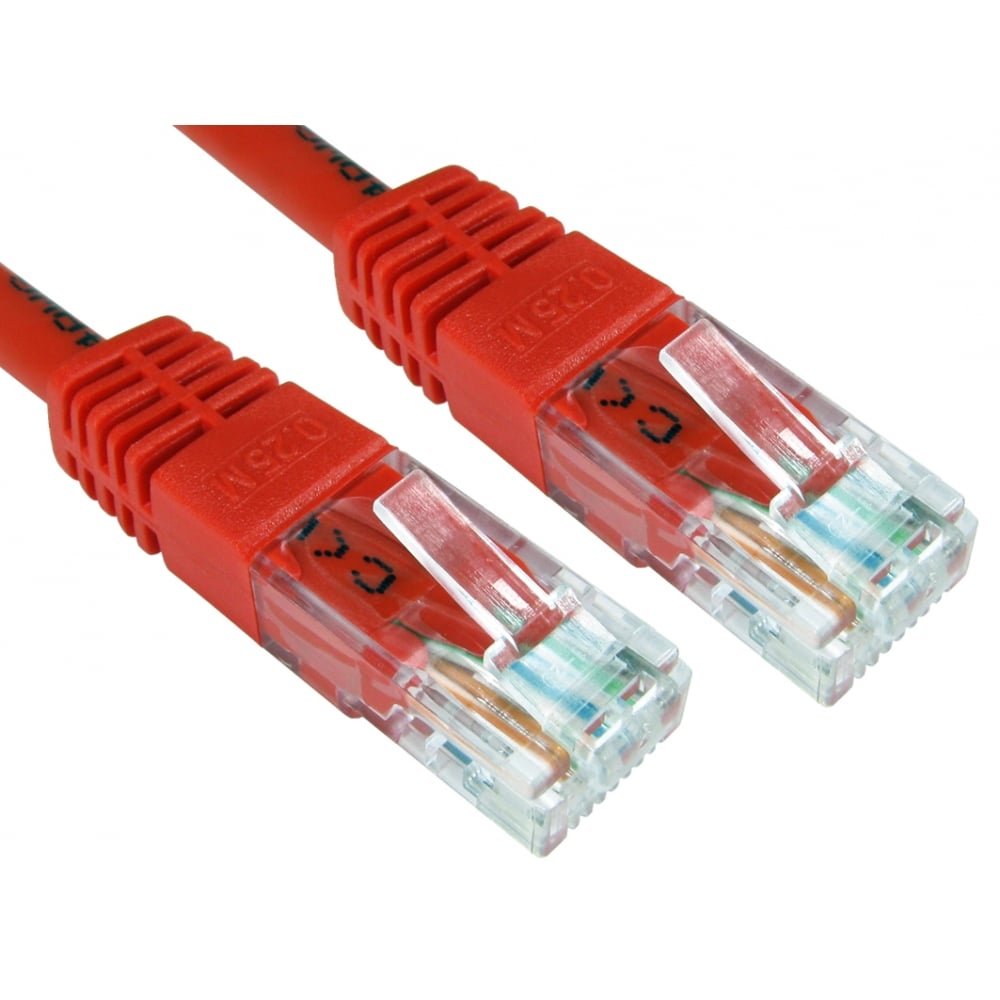 ALIDA SYSTEMS 2 m Cat6 Ethernet Cable, High Speed and Reliable - Red