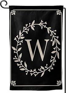 Hitamus Monogram Letter J Garden Flag 12.5