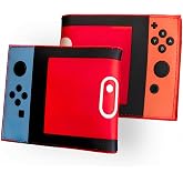 Retro Gamepad-Inspired Boys Wallet - Silicone Surface Material with Classic Game Gamepad Design, Multiple Card Slots and Coin Pocket - Video Game Kids Wallet in Red and Blue -1 PACK