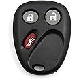 uxcell New 3 Buttons Key Shell Keyless Entry Fob Remote Control Case Replacement 21997127 for Cadillac for Chevrolet for GMC 