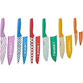 Cuisinart C55-12PR2 Advantage Color Collection 12-Piece Printed Color Cutlery Set, Multicolor