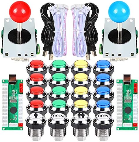 Amazon.com: SJ@JX Arcade Game Controller Button Microswitch 8 Way