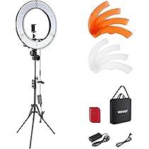 Amazon.com : NEEWER Ring Light 18inch Kit: 55W 5600K