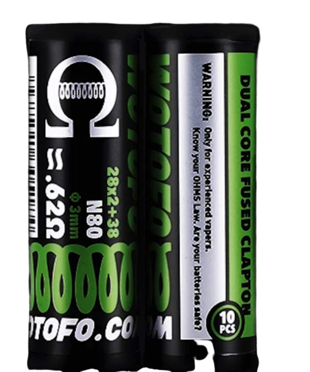 Wotofo Dual Core Fused Clapton N80 3mm - 0.62ohm