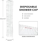 G2PLUS Disposable Shower Caps 44 cm, 50 Pcs Individually Wrapped view 2