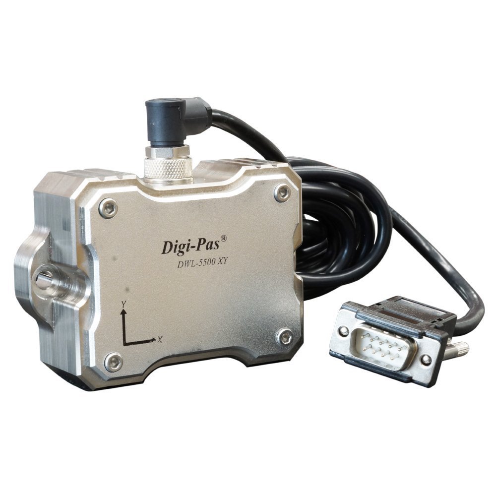 Digi-Pas 2-AXIS HIGH-Precision Digital Inclination Sensor Module, Tilt Angle Sensor, Inclinometer, DWL5500XY 0.0002”/ft (0.02mm/M) NIST-Traceable