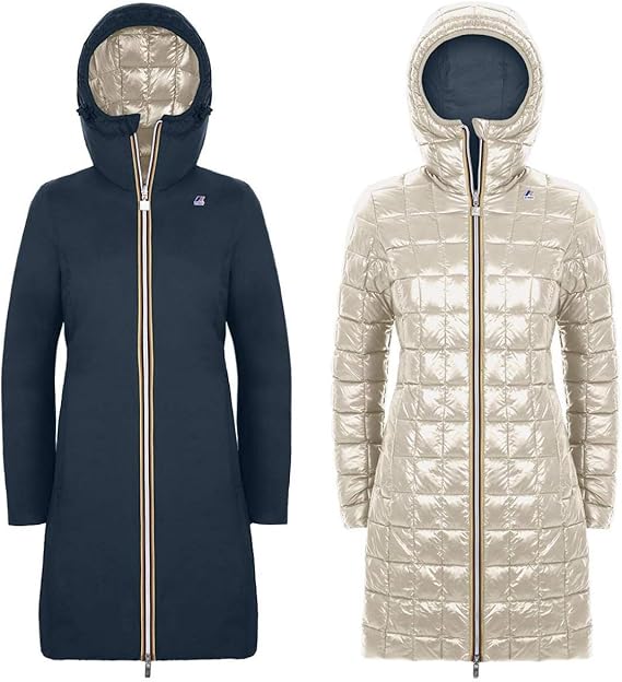 Kway Kway DoubleFaced Jacket in Blue and Pink Amazon.co.uk Clothing