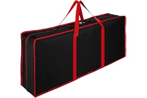 IEUDNS Christmas Wrapping Paper Storage Bag Container Space Saving with Handles Gift Organizer Underbed Storage Box for Party