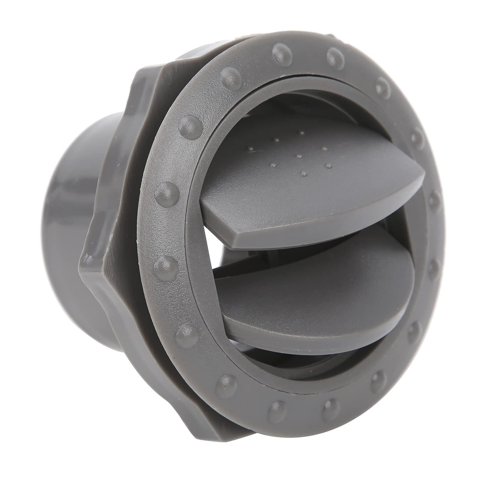A/C Round Air Vent, 60mm/2.4in Hole Diameter Round Ventilation Direcr Replacement Auto Accessories Easy To Install Round AC Air Outlet Vent for RVs Boats(grey)