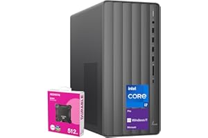HP Envy Intel i7 Premium Tower Desktop, Intel i7-14700 (Beats Intel i9-12900), 64GB RAM, 4TB SSD, Wi-Fi 6, SD Card Reader, Windows 11 Pro, Black, with ADATA 512 External SSD Bundle