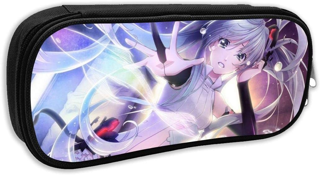 Vocaloid Student Pencil Case Storage Box, Travel Cosmetic Bag, Suitable for School Travel Outing