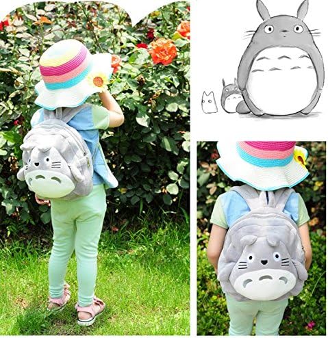 Cute Children Kawaii Totoro Backpack Old Kids TOTORO Plush Children Baby Kindergarten Backpack Shoulder BAG Pouch