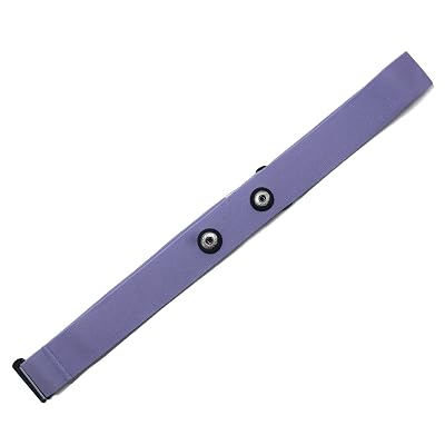 Heart Rate Monitor Chest Strap Replacement for Polar H10 H9 H7, Adjustable HRM Soft Strap Compatible With Polar Heart Rate Sensor (Purple)