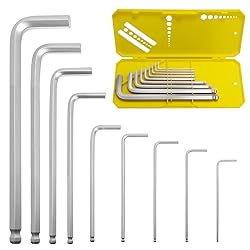 Zoikuloi 9 PCS Hex Key Set, Ball-End Allen Wrench