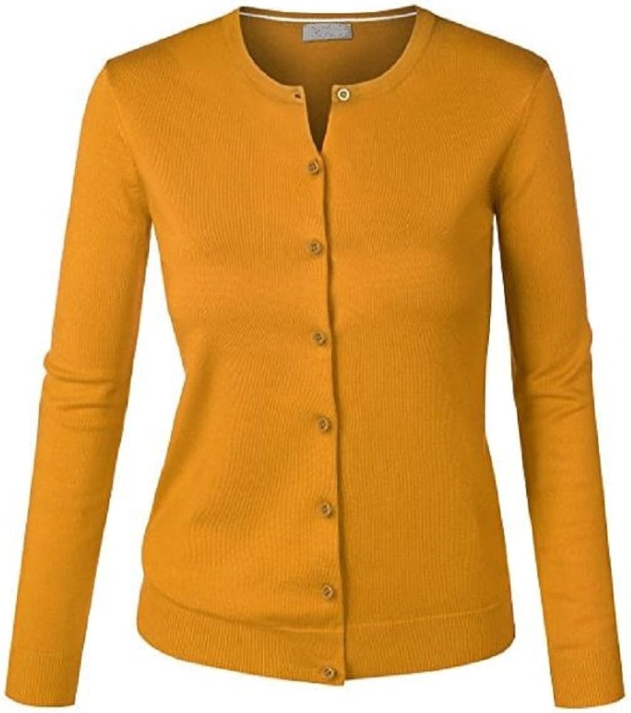 mustard cardigan sweater