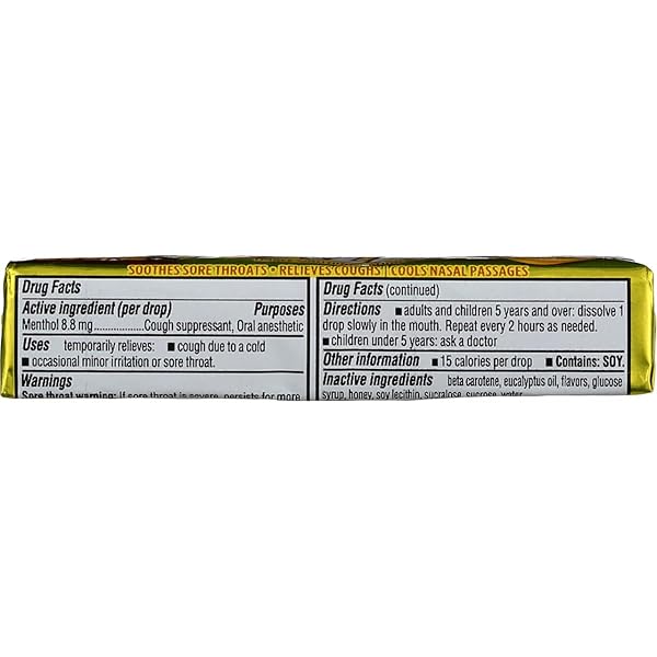 HALLS HONEY LEMON,1-9 DROPS STICK