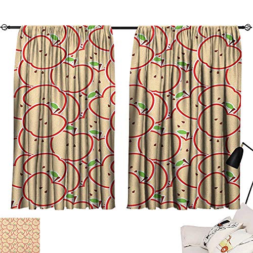Josepsh Apple Light Darkening Curtains Healthy Refreshing Fruit