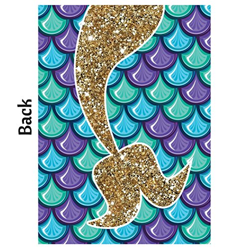 Mermaid Party Invitations for Kids: Pack of 25 Under the Sea Birthday Invites with Envelopes | Tell Everyone about Your Girls or Boys Magical Party with these Invitation Postcards - Thumbnail 2