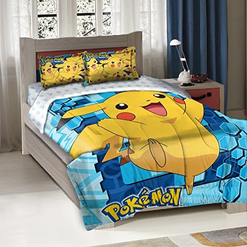 Pokemon Big Pikachu Twin/Full Bedding Comforter Set