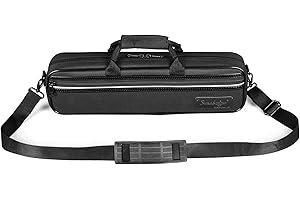 Omebaige Lightweight Flute Case for B/C-Foot Flute, Flute Case Hard Shell, Flute Case Carrying Bag (BGA-FLUTE)