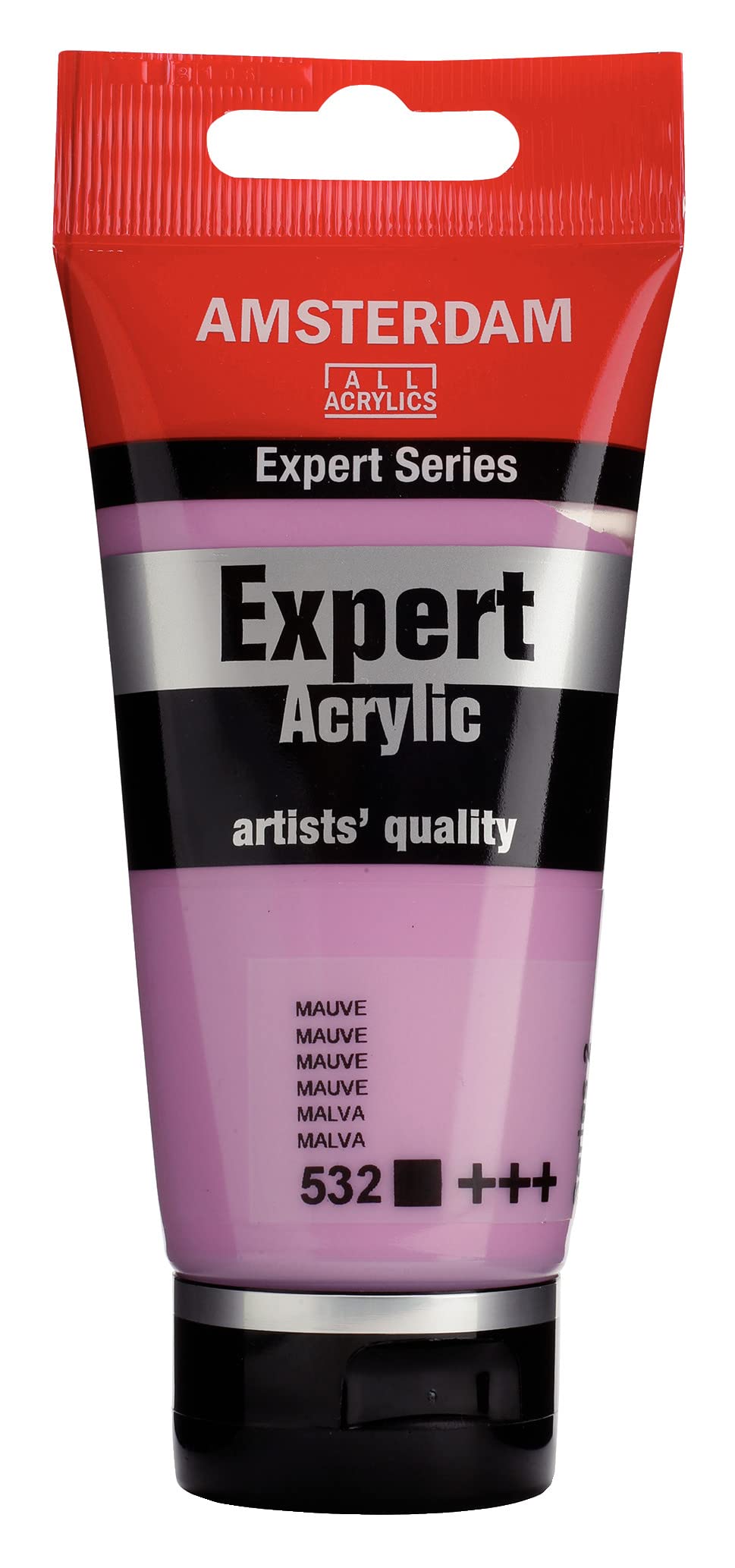 Amsterdam Expert Series Acrylic Paint Tube 75 ml - Mauve 532 - Heavy Body, Lightfast, Artist-Quality Pigments, Durable Satin Finish