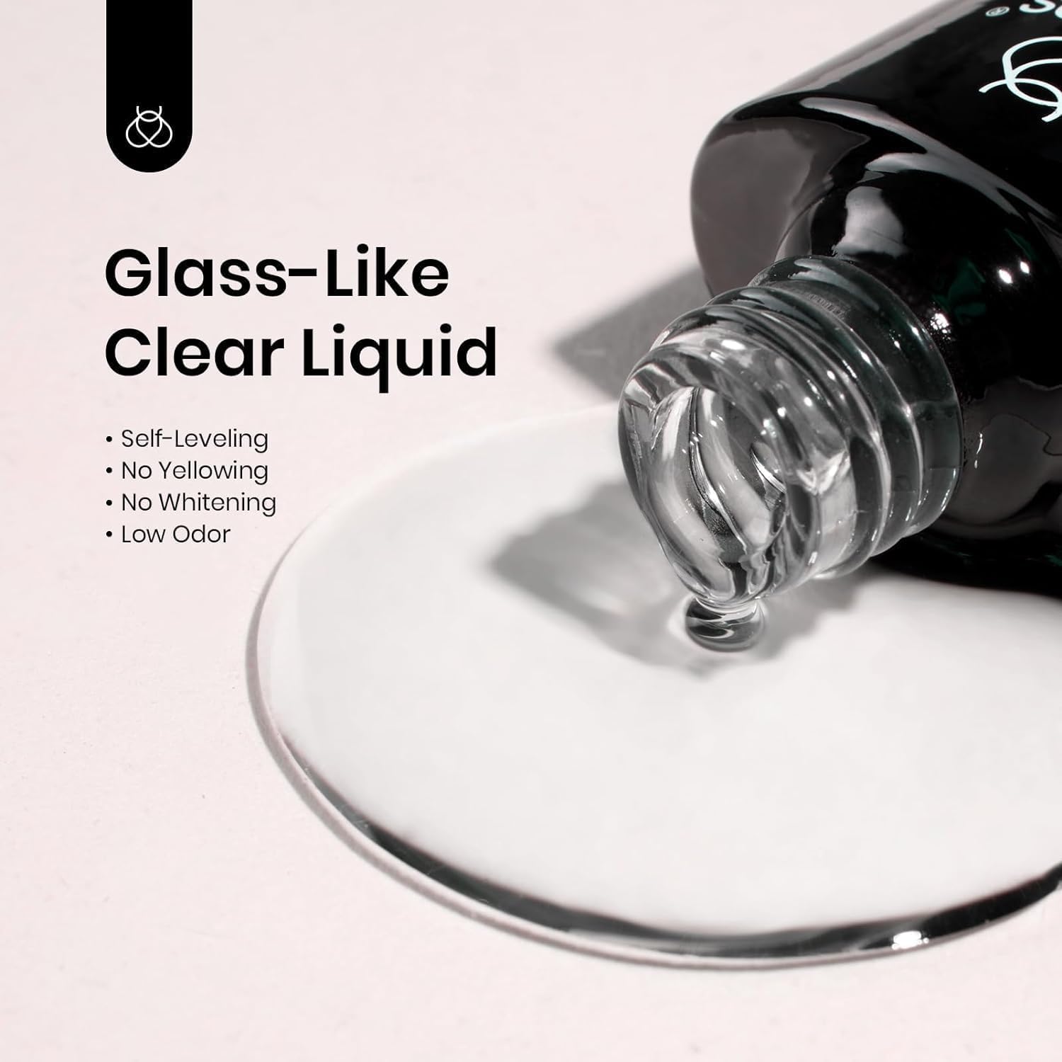 Beetles Gel Nail Polish Set- 4Pcs 7.5ml Black White Gel Nail Polish with No Wipe Top Coat and Base Coat Set Soak Off UV LED Lamp Manicure Salon DIY at Home Gifts for Her Women - Image 7