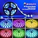 Entiqi LED Strip Lights Battery Powered, 6.5FT/2M RGB LED Light Strip SMD5050 60 LEDs Rope Lights Color Changing Flexible LED Strip Kit for Home Bedroom DIY Party Indoor Outdoor