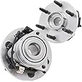 [2-Pack] 515036 FRONT Wheel Bearing Hub Assembly [4WD/AWD] Compatible With [Cadillac] Escalade, [Chevrolet] Avalanche, Express 1500, Tahoe, Silverado 1500, [GMC] Yukon Sierra 1500, Savana 1500, 6 Lugs