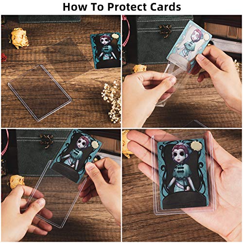 Top Loader Card Protectors and Standard Size Card Sleeves Clear Card