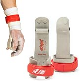 Reisport Men's Ring Gymnastics Leather Grips Durable for Men &amp; Boys - USA | Durable Leather Hand Grips Pair for Gymnastics Rings, Gymnastics Equipment &amp; Accessories for Advanced Gymnasts