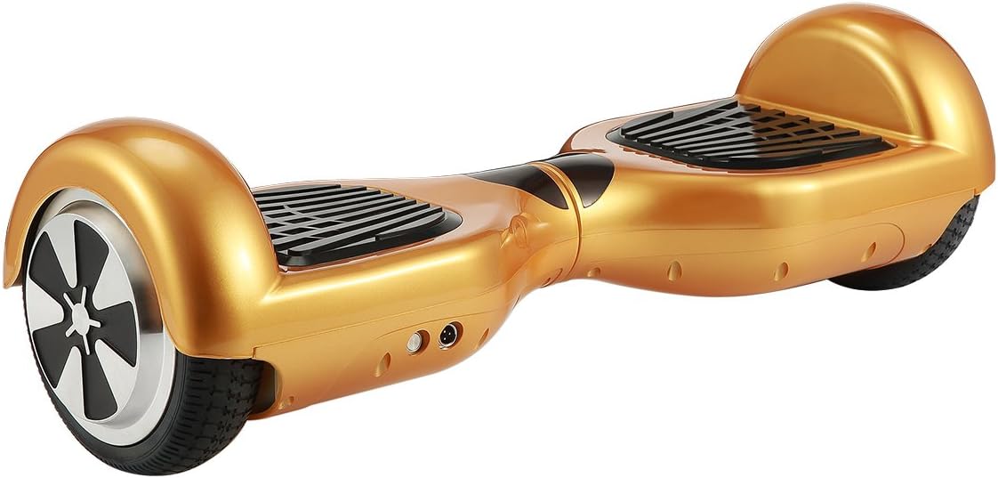 CIHA 6.5 Hover Board Bluetooth Self Balancing Electric Scooter Gold Hover Board with CE Certified For Adults And Children (Gold)