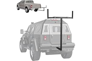 YOLENY 2'' Truck Hitch Extender Rack, Hitch Mount Truck Bed Extender, Pickup Truck Bed Hitch Extender for Kayak, Transformable, Black