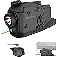 DEFENTAC 350lm Green Pistol Laser Light Combo is Solely Compatible with Glock G3 17/19/21/22/30/31 G4/5 17/19/20/21/22/23/29/32/35, Magnetic Rechargeable