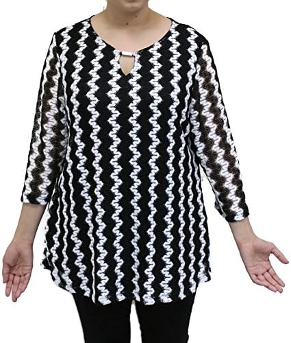 Southern Lady Women's Moonlight Lace Tunic Top Plus Size